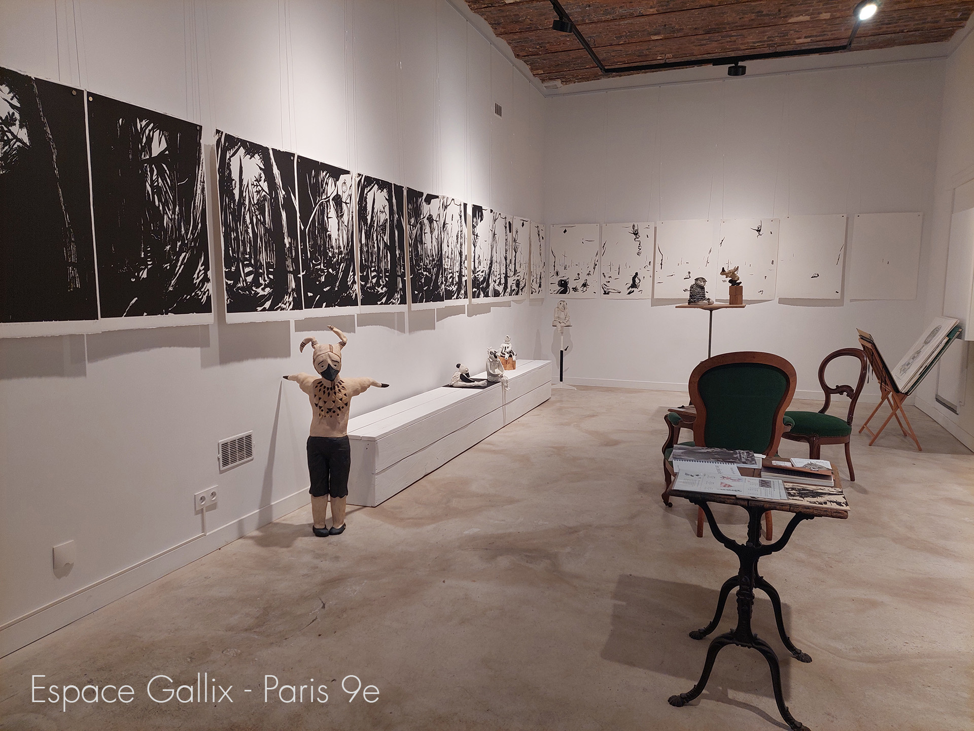 art gravure expo paris fayolle violaine birds desailes gallix