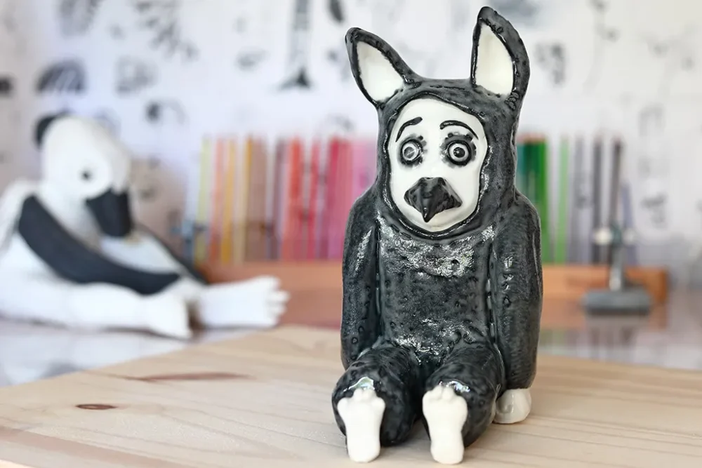 clay sculpture ceramic ceramics céramique chimère porcelaine grès modelage