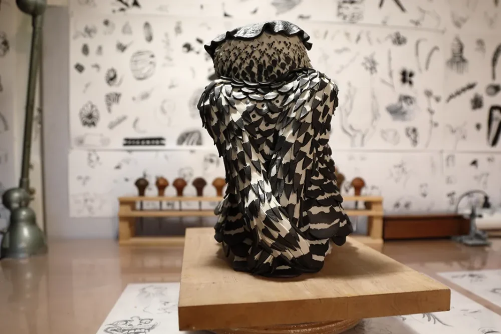 clay sculpture ceramic ceramics céramique chimère porcelaine grès modelage