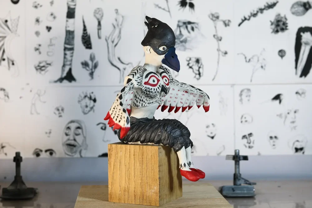 clay sculpture ceramic ceramics céramique chimère porcelaine grès modelage